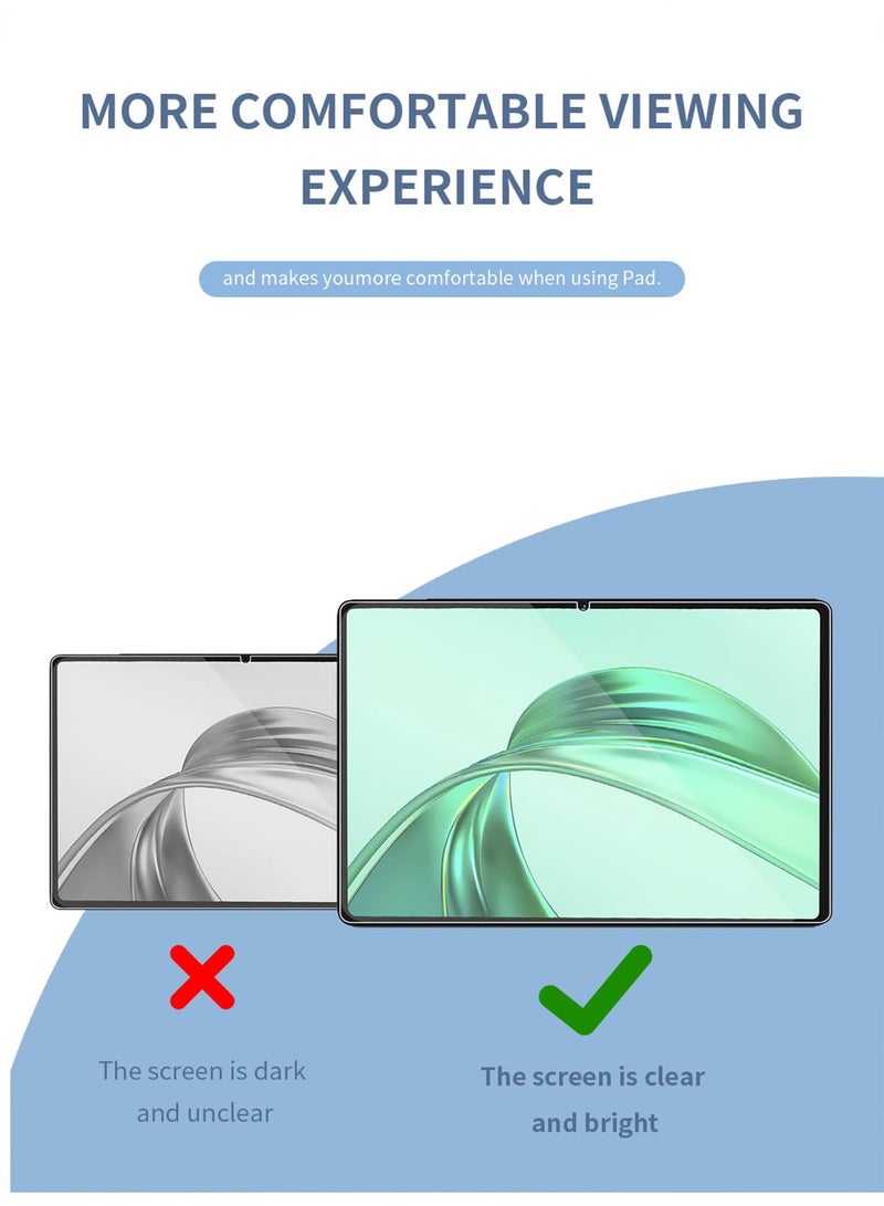 Jamal Honor Pad X8a - Tempered Glass Screen Protector - Delicate Touch , Higher Transparency , Easy to Install ,Anti-scratch and Bubble-free Screen Protector - Clear - Image 5