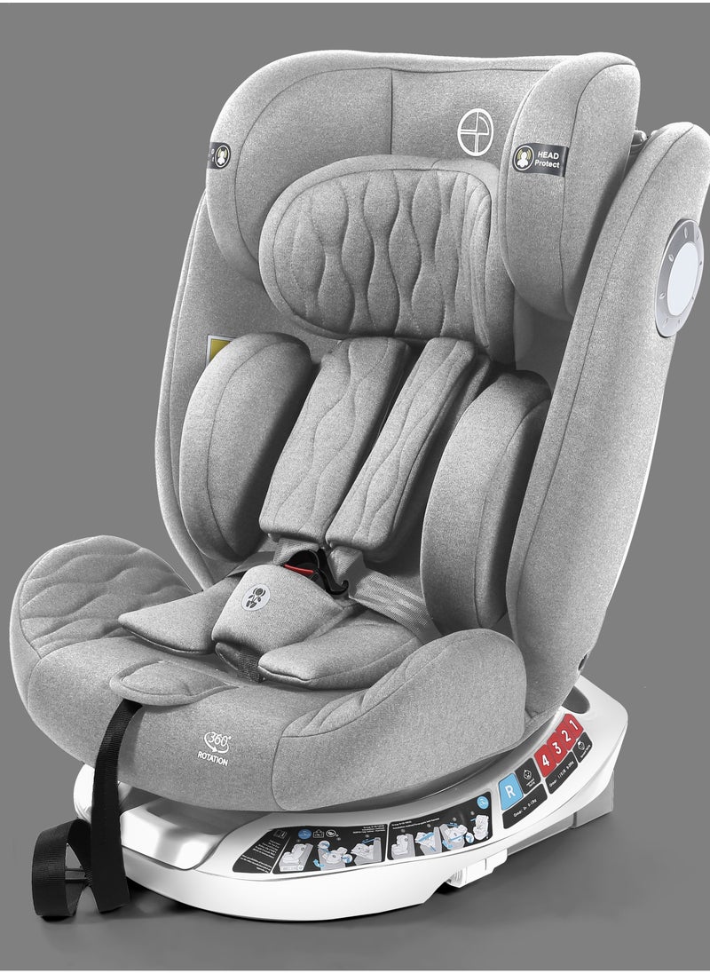 burbay - Child Safety Car Seat With 360 Degree Isofix Rotation And Easy To Attach Use 100% Safety And High Quality - Image 1