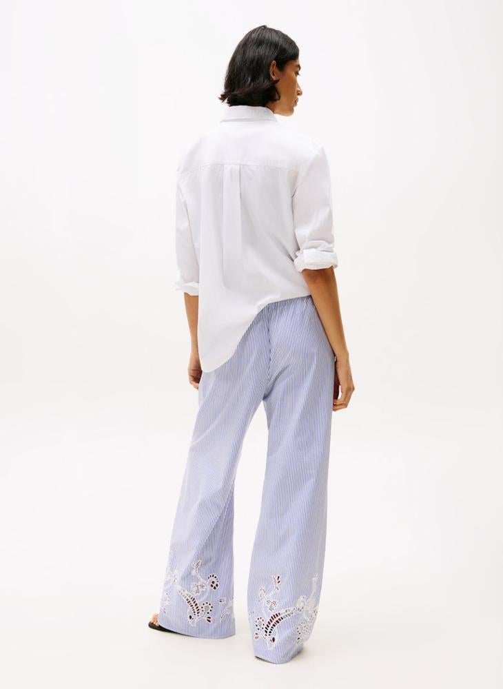 TOMMY HILFIGER Flower Embroidered Pants - Image 2