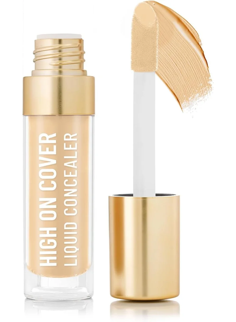 سويس بيوتي SWISS BEAUTY Select High On Cover Liquid Concealer With No-Crease Formula | Matte Finish Full Coverage All Skin Type | Enriched With Vitamin E| Shade- 3.5 Dusky To Deep, 5.5Ml |, 1 Count