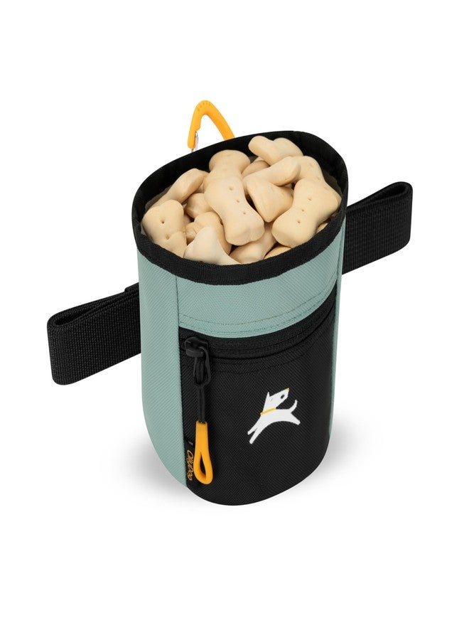 OllyDog حقيبة مكافآت OllyDog Goodie، حقيبة مكافآت الكلاب، مشبك حزام الخصر للتدريب بدون استخدام اليدين، إغلاق مغناطيسي، أدوات تدريب الكلاب وتعديل السلوك، ثلاث طرق للارتداء (ركوب الأمواج) - Image 4