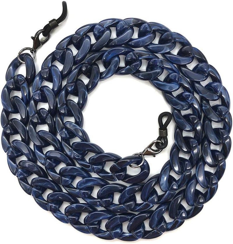 Decker Acrylic Eyeglass Chain Sunglasses Holder Eyewear Retainer Strap glasses hanging for Women - Image 2