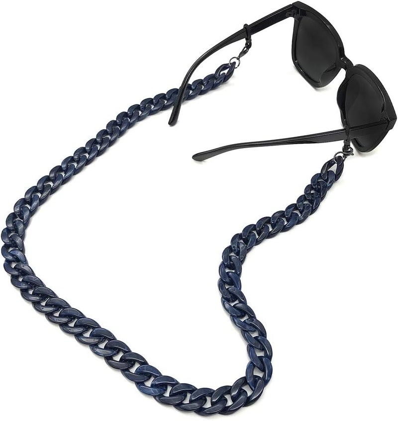 Decker Acrylic Eyeglass Chain Sunglasses Holder Eyewear Retainer Strap glasses hanging for Women - Image 1