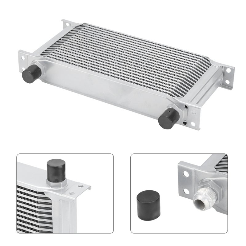 Engine Oil Cooler Universal Radiator - Quickly Cooling Engine Temperature Reduce Wear - High Performance Durable Oil Cooler for Vehicle Engine - Image 4