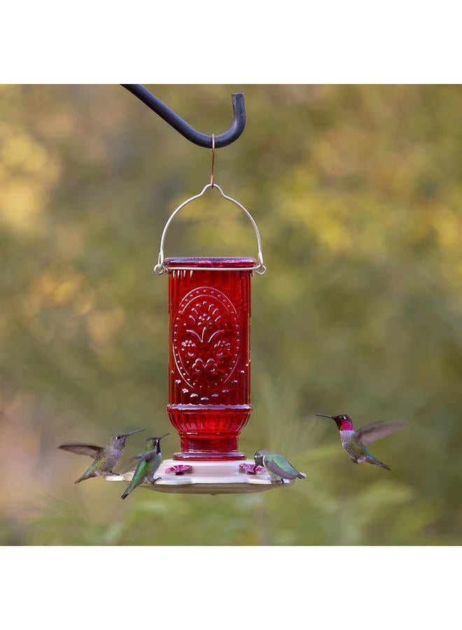 More Birds Red Vintage Hummingbird Feeder - Image 2