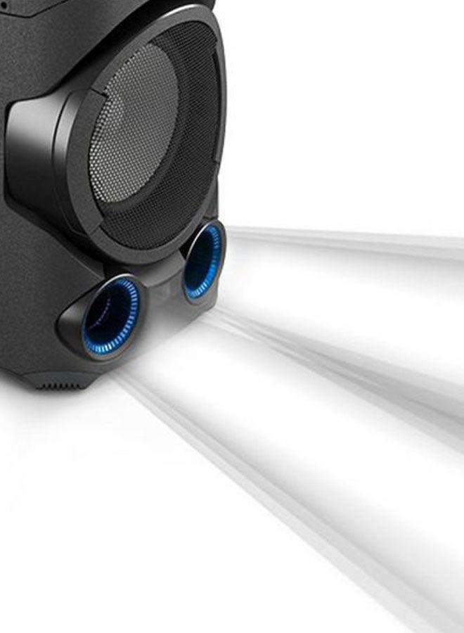 Sony High-Power Party Speaker with BLUETOOTH Technology MHC-V73D Black/Blue - Image 4