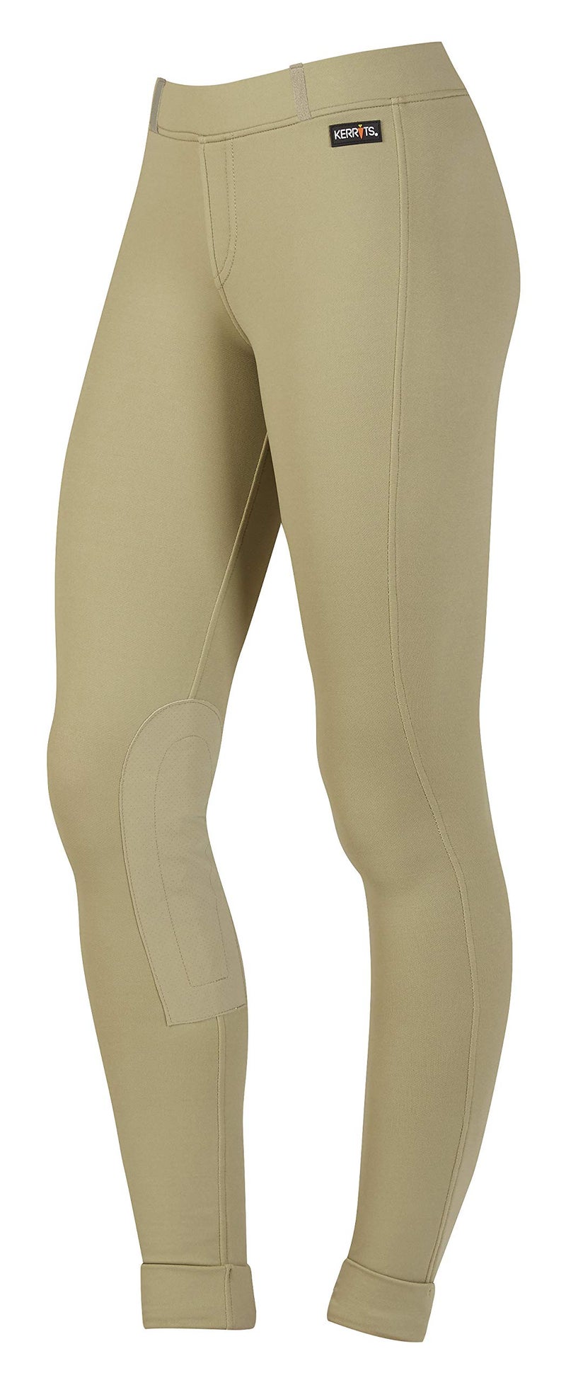 Kerrits Kids Ice Fil Knee Patch Jod Tan Size: L - Image 5