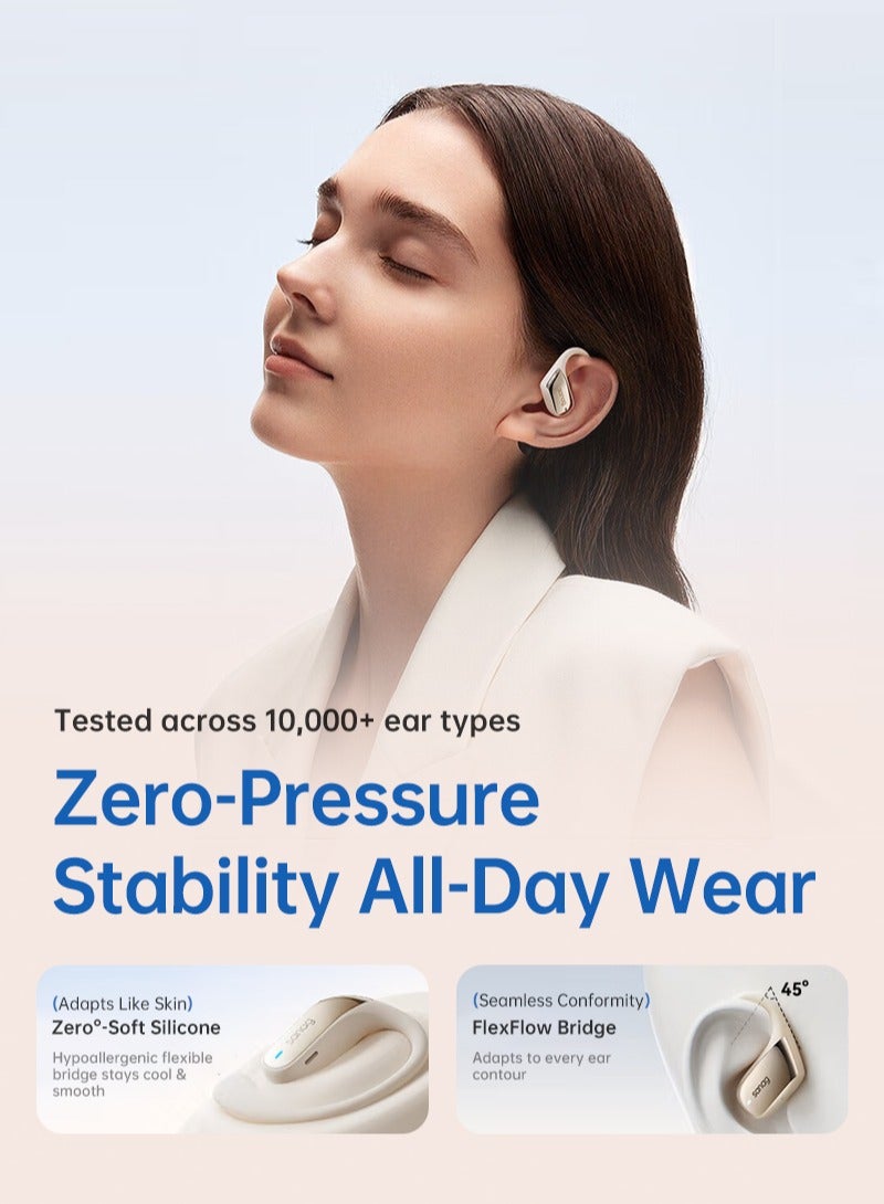 sanag G3S Open-Ear Bluetooth Headphones, Silicone Comfort, 75H Battery, IPX5 Waterproof, Cinematic Spatial Sound, Smart App - Image 2