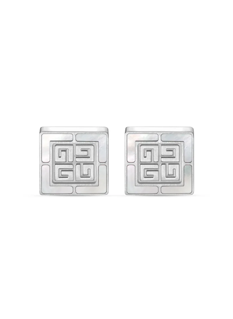 غاي لاروش Charlie.3 Silver Cufflinks for Men