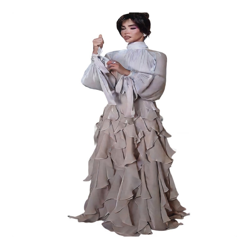 Elegant Ruffled Bodycon Dress for Women - Image 1