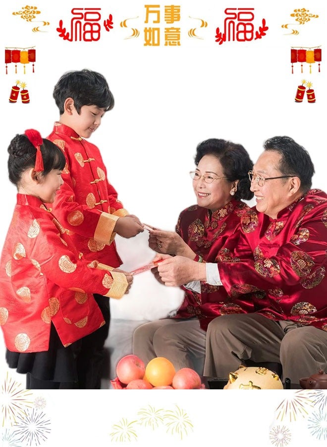 KASTWAVE 6-Piece Chinese New Year Paper Red Envelope，Chinese |DAJIDALI|, Celebrating the Chinese Lunar New Year and Family Reunion - Image 3