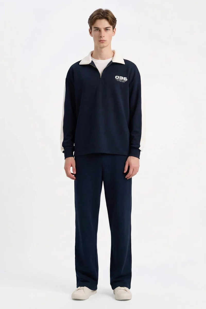 Defacto Straight Leg Elastic Waist Sports Pants