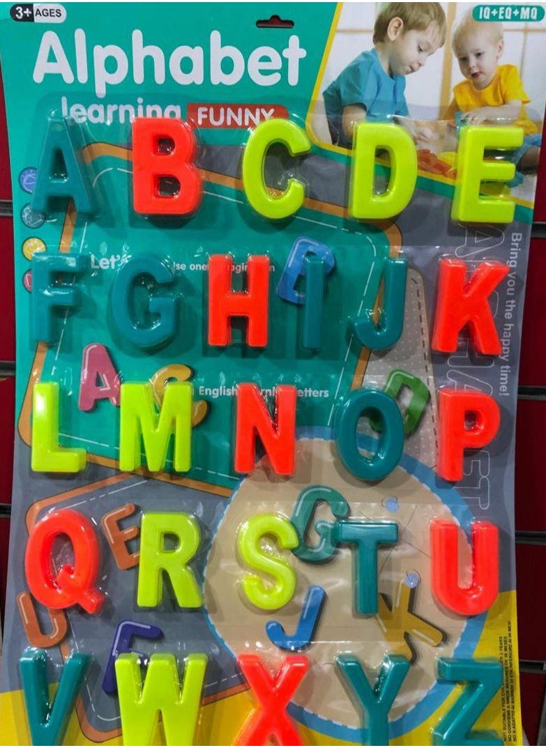 Apna_Showroom Baby Alphabets ABCD Letters Magnet for Baby to Teach Easily