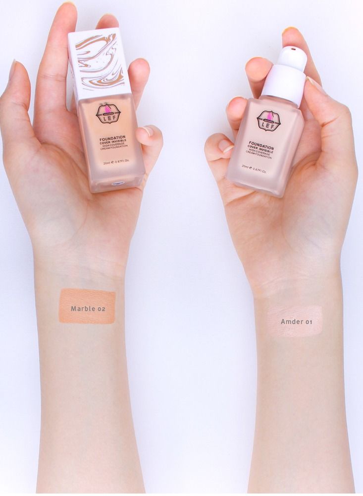 ليف كريم أساس سائل غير لامع تغطيه كامله | MARBLE 02 - Image 4