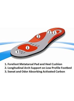 Pedag pedag Plantar Fasciitis Orthopedic Inserts Provides Superior Arch Support, Relieves Pain in Ball and Heel, Men US 10 / EU 43  - Image 4