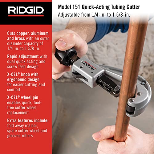Ridgid 151 14 to 158 Quick Acting Tubing Cutter Small - Image 3