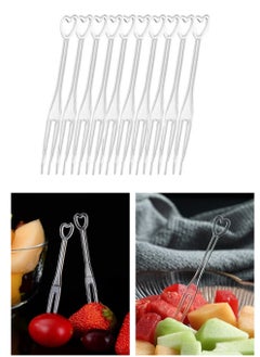 Generic 29 Pieces Disposable Plastic Fruit Forks for Family Parties Birthday Weddings  - Image 2