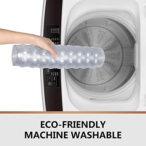 Sheepping Upgrade Baby Bath Mat Non Slip Extra Long Bathtub Mat for Kids 40 X 16 Inch - Eco Friendly Bath Tub Mat with 200 Big Suction Cups,Machine Washable Shower Mat,Clear - Image 5
