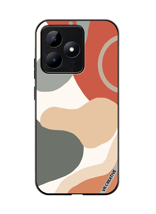 VR CREATIVE Protective Case Cover For Realme C53 Layers Design Multicolour - Image 1
