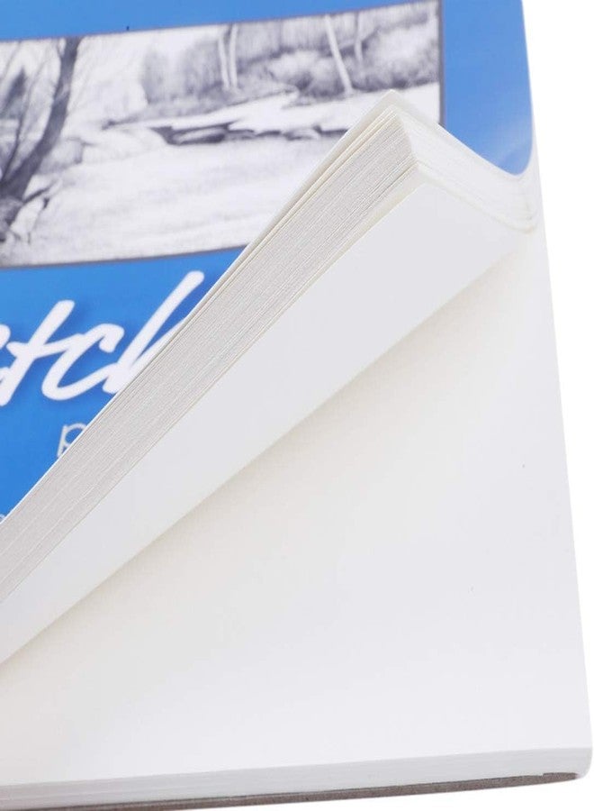 Corslet دفتر رسم كورسليت A5، 50 ورقة، 100 صفحة، دفتر رسم حلزوني، دفتر فني صغير الحجم، أوراق احترافية، دفتر رسم متوافق مع مجموعة من مواد الرسم (A5، مجموعة من 2) - Image 2