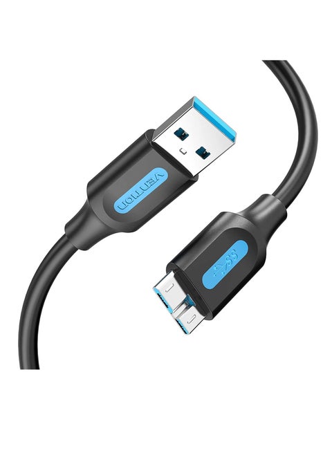 VENTION Hard Drive Cable,5Gbps USB 3.0 A to Micro USB B Cable Compatible with Portable External Hard Drive, Seagate Expansion,Toshiba Canvio,M3 1TB,Western Digital (WD),WD My Passport