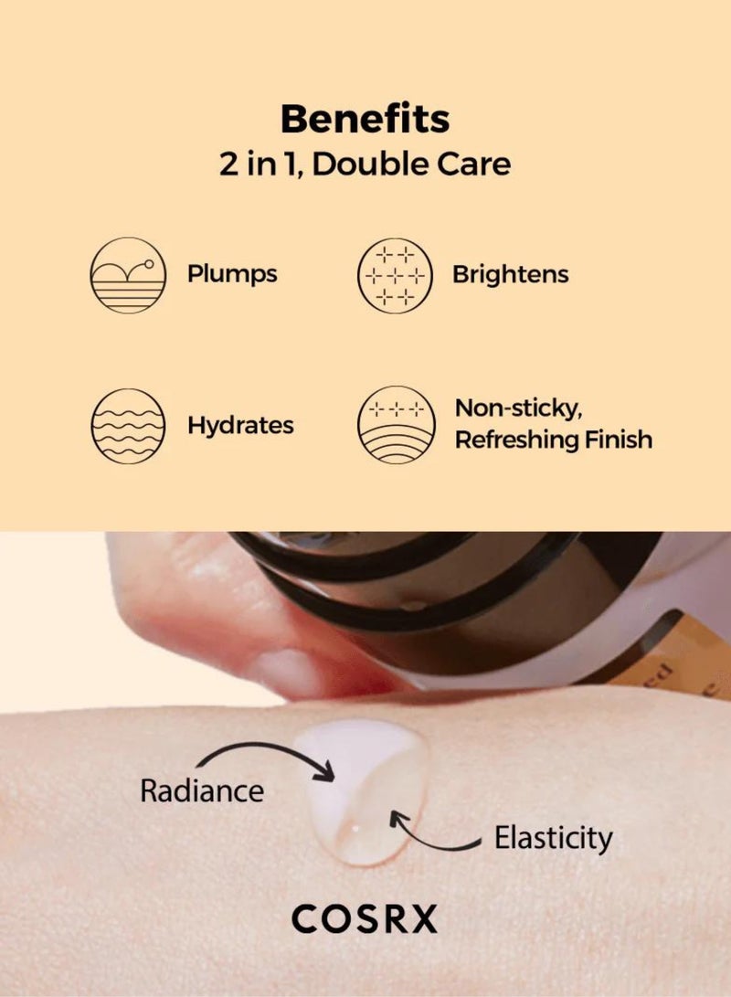 COSRX Advanced Snail Radiance Dual Essence: 2-In-1 Boost for Elasticity & Radiance 80ml - Image 5