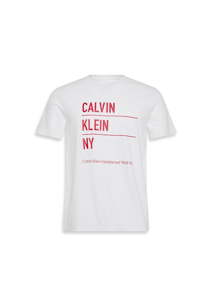 كالفن كلاين جينز تيشيرت بياقة دائرية برسومات - Image 5