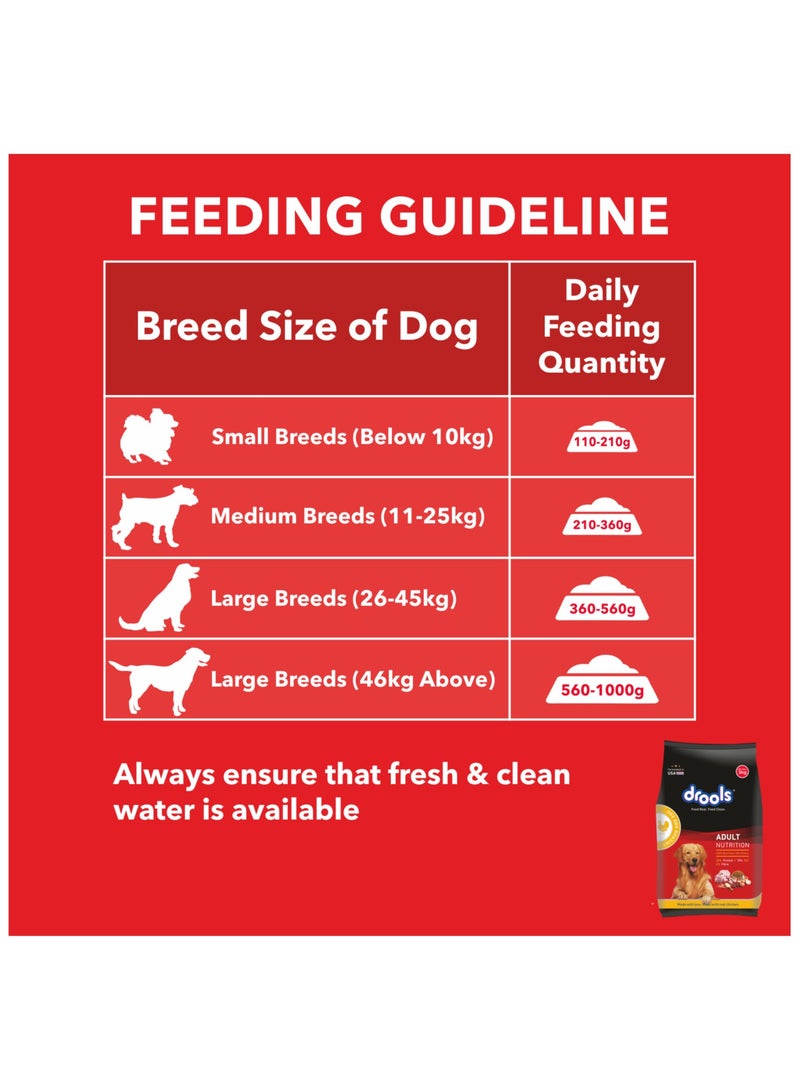 Drools Adult Dry Dog Food Chicken And Egg 400g - Image 4