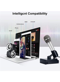 LENND Mini Portable Vocal/Instrument Microphone For Mobile phone laptop Notebook Apple iPhone Sumsung Android With Holder Clip  - Image 5