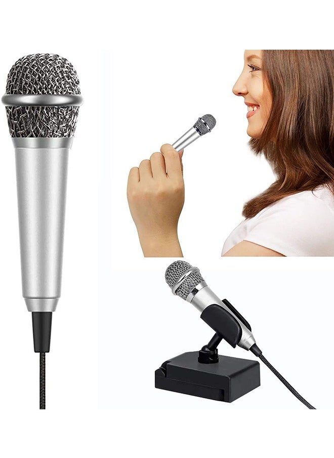 LENND - Mini Portable Vocal/Instrument Microphone For Mobile phone laptop Notebook Apple iPhone Sumsung Android With Holder Clip - Image 1