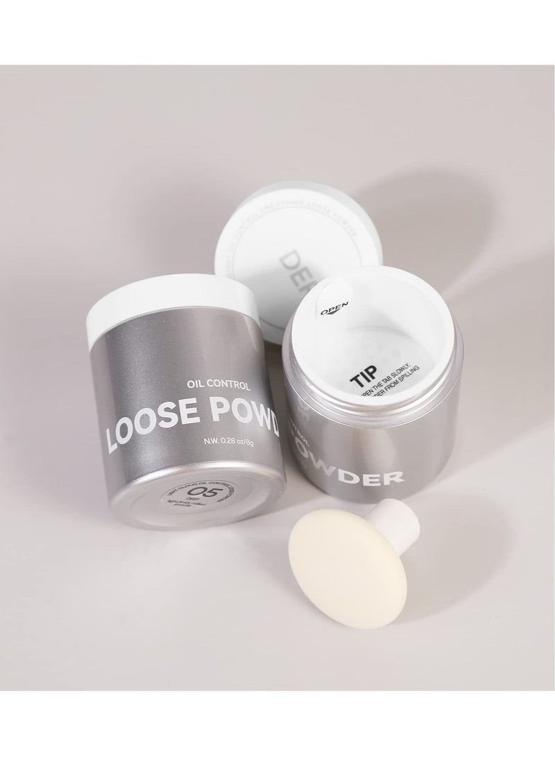 Y&D Loose Setting Powder with Mushroom Head Puff, Baking Face Makeup, Oil Control Soft Focus Effect Light Long Lasting Matte Finishing (02# Translucent) - Image 2