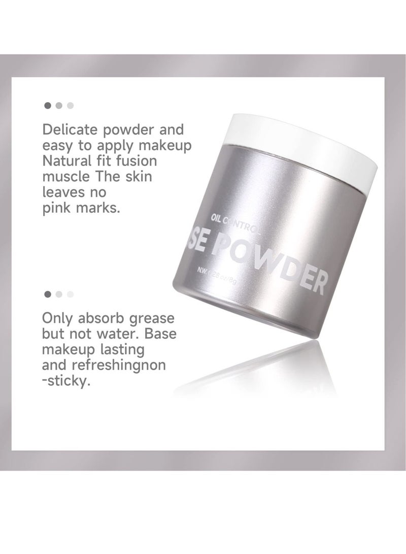 Y&D Loose Setting Powder with Mushroom Head Puff, Baking Face Makeup, Oil Control Soft Focus Effect Light Long Lasting Matte Finishing (02# Translucent) - Image 3