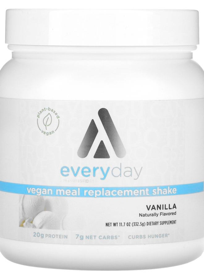 TransformHQ Everyday Vegan Meal Replacement Shake Vanilla 11.7 oz (332.5 g) 