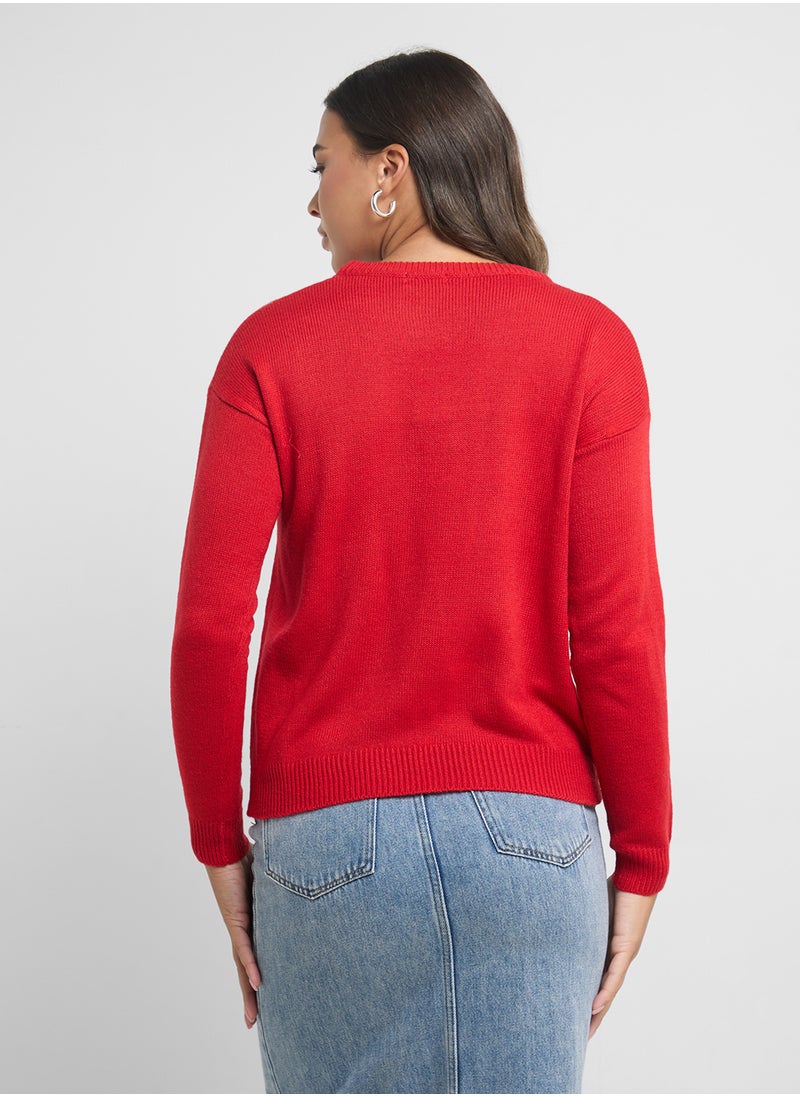 جينجر Penguin Applique Sweater  - Image 2