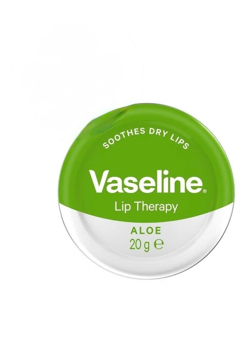 Vaseline Lip Therapy Aloe Vera Balm 20g | Original Moisturizing Lip Care with Aloe Vera | Soothes, Heals & Protects Dry Lips | Long-Lasting Hydration & Soft, Smooth Finish - Image 1