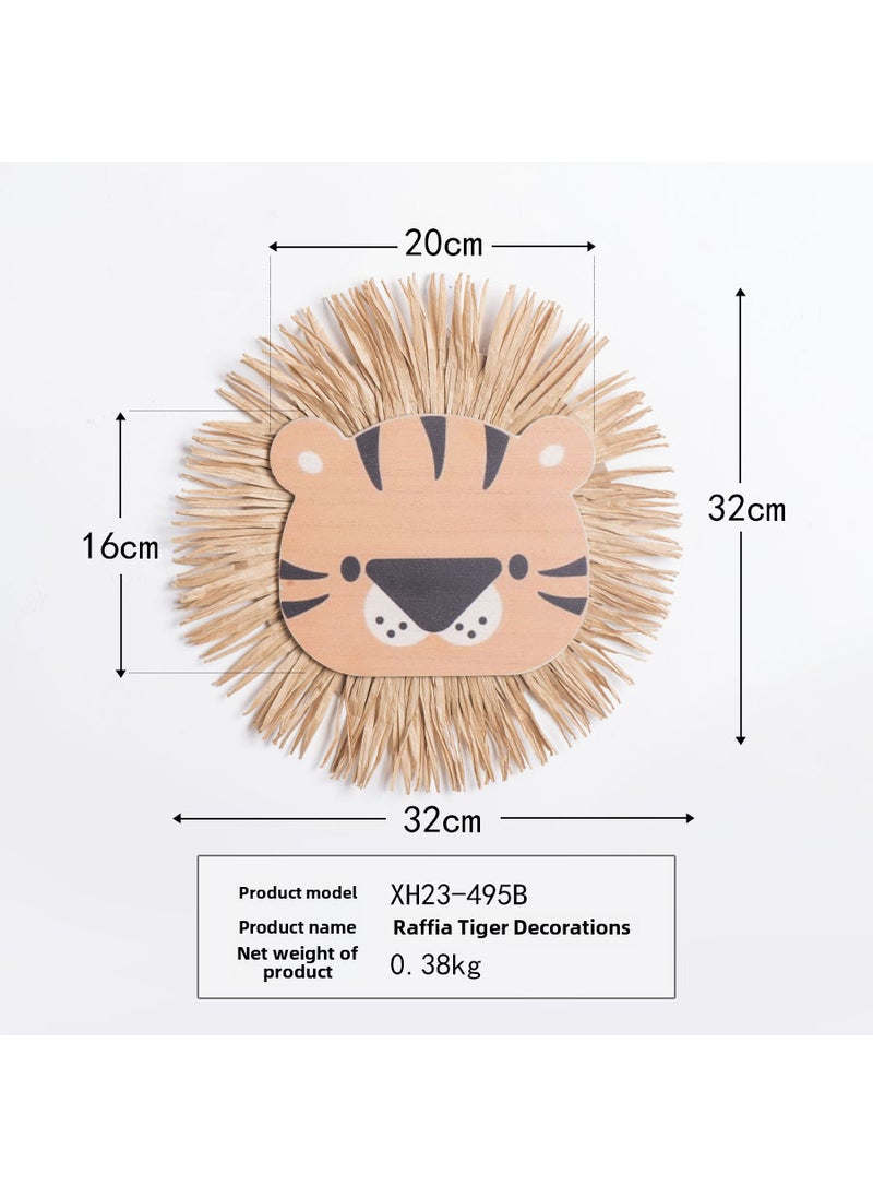 Generic Handwoven Lion Head Wall DecorXH23-495B XH23-495B 