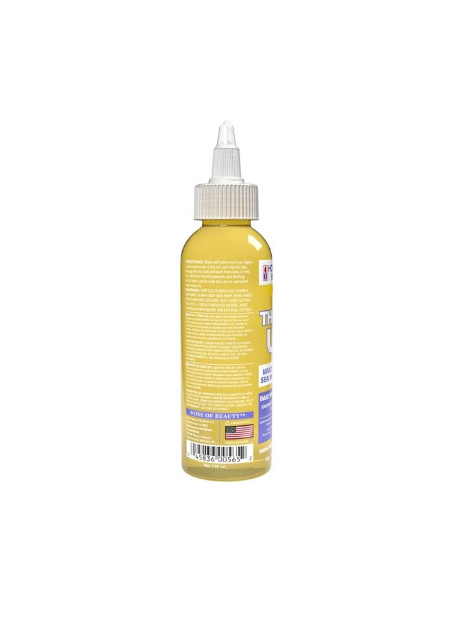 Hollywood Beauty Thick’N Up! Daily Hair & Scalp Oil With Multi-Vitamins, Sea Moss & Amla, 4 Fl Oz  - Image 2