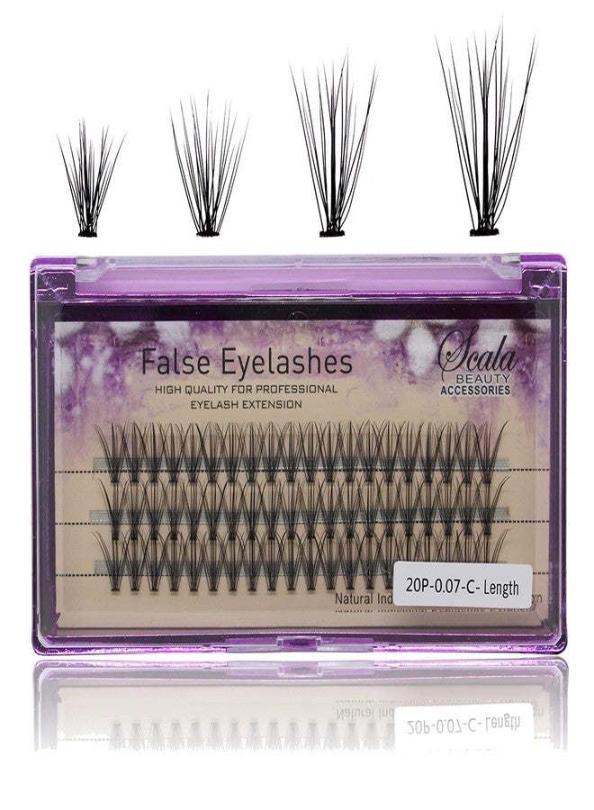 COSLUXE Eyelash Extension, False Eyelash,Individual Lashes,Natural & Lightweight - 60pcs (12mm) multicolors - Image 3
