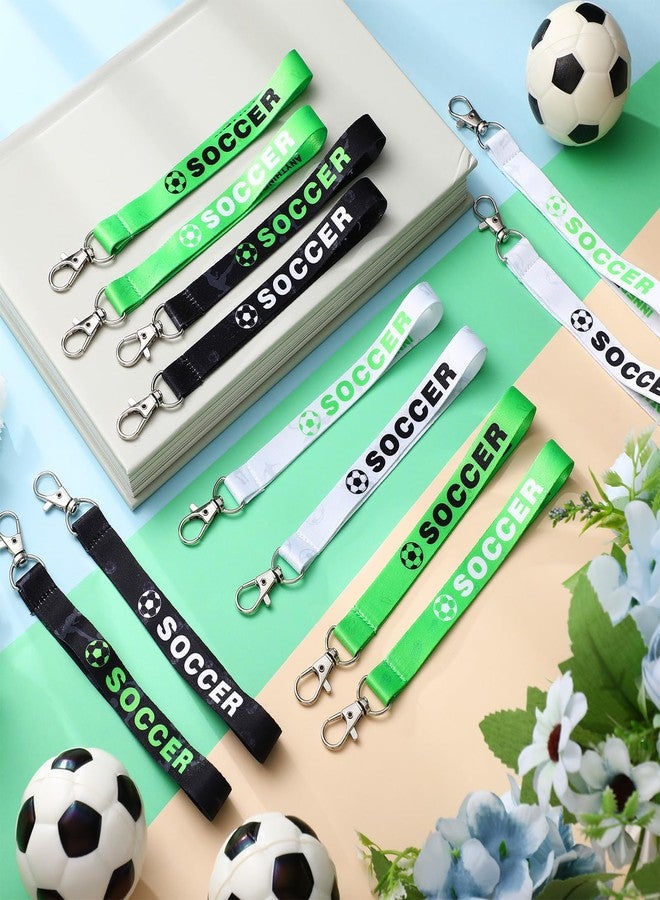Nosiny 36 Pcs Soccer Keychains Team Gifts Bulk Inspirational Soccer Wristband Keychains with Motivational Quotes Sport Birthday Party Favors Gifts - Image 3