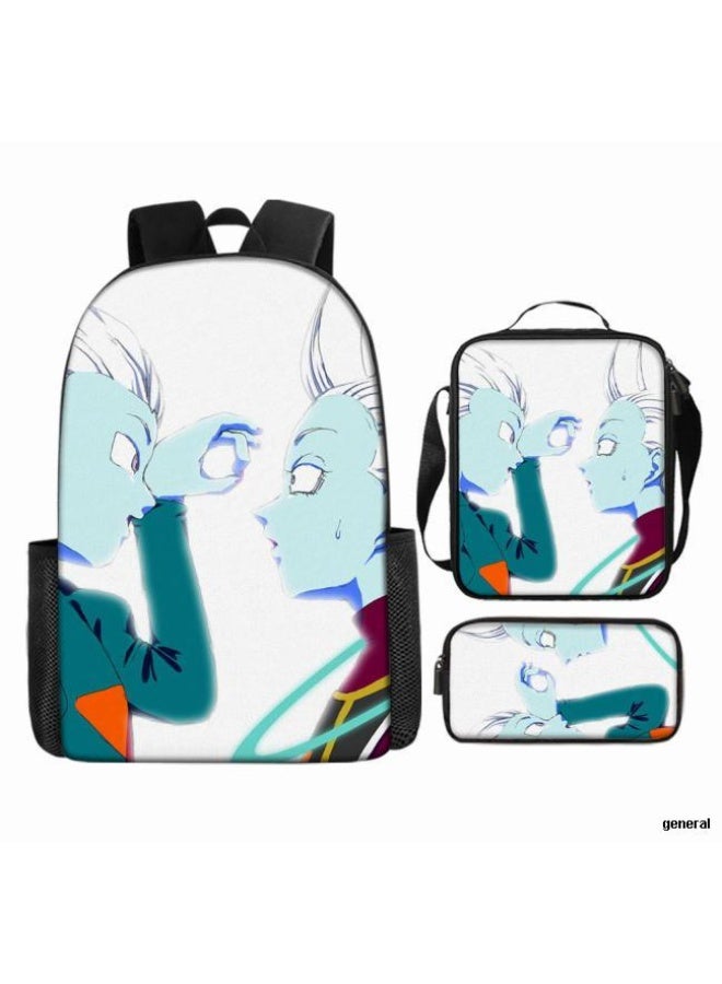 general Common universal printed backpack - three-piece backpack combination (available for students, children, friends on outings, mountain climbing, etc.) - 79 - Image 1