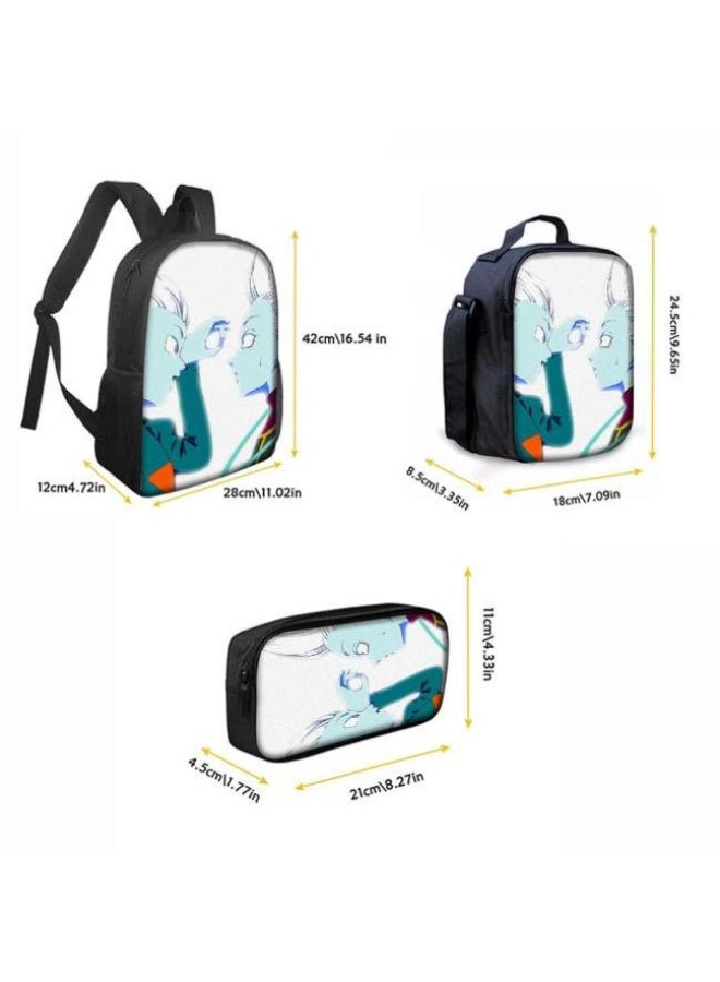 general Common universal printed backpack - three-piece backpack combination (available for students, children, friends on outings, mountain climbing, etc.) - 79 - Image 4