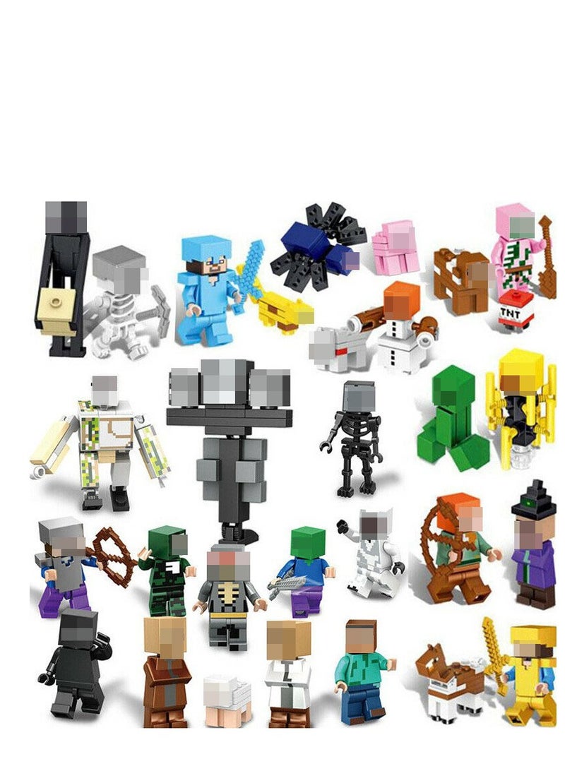 Y&D Action Figures  Toys to Create Explore and Survive  Authentic Pixelated Designs Collectible Gifts for Kids - Image 1