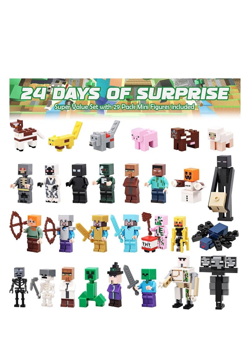 Y&D Action Figures  Toys to Create Explore and Survive  Authentic Pixelated Designs Collectible Gifts for Kids - Image 2