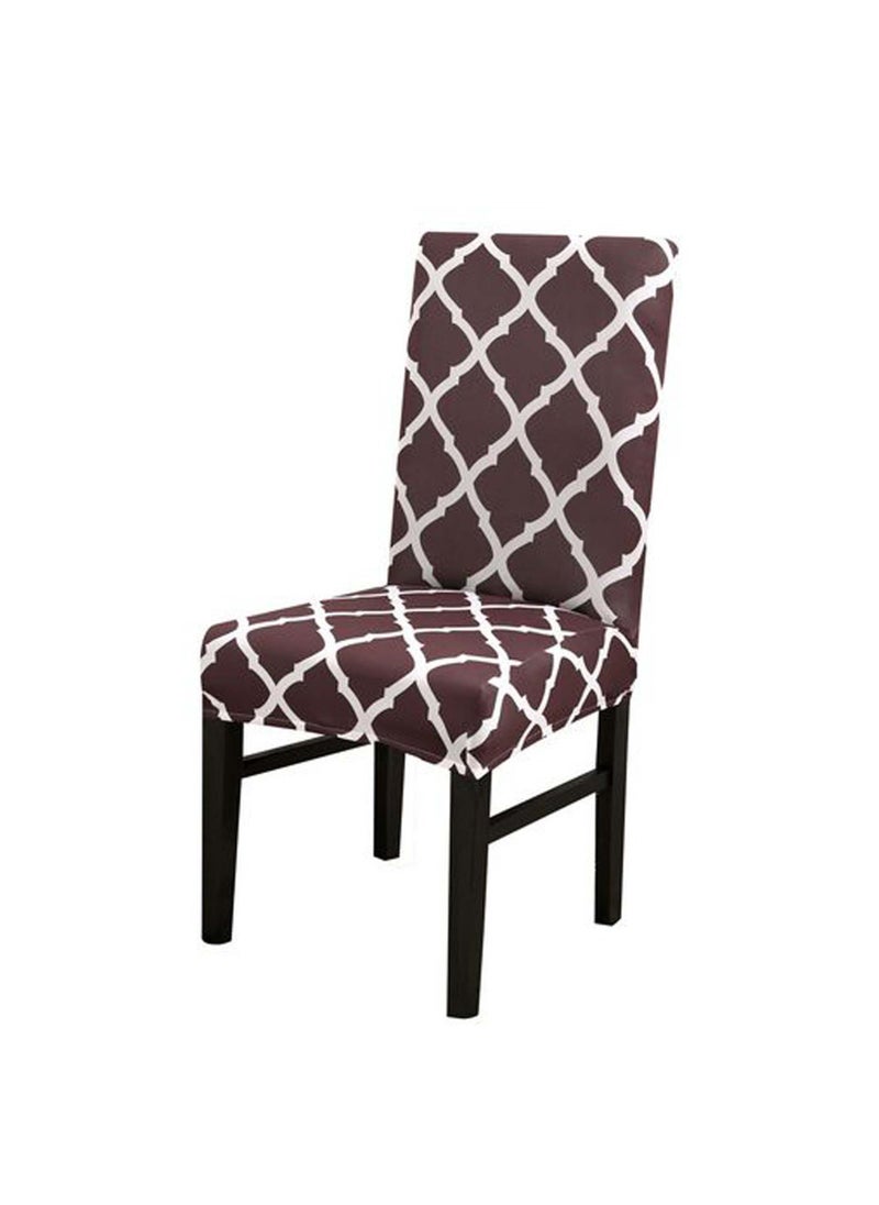 6-Piece High Back Stretchable Chair Cover Brown/White ‎34.4x21.8x5.6cm - pzsku/ZED49BDFFCD9A7B7159ECZ/45/_/1714188563/a267a4b6-c8ac-45c8-803d-4704d8a775c8