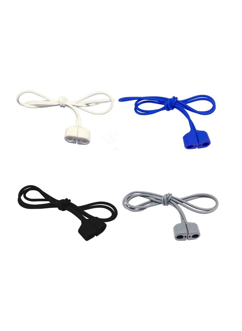 SYOSI Magnetic Super Lightweight Colorful Soft Silicone Anti Lost Straps for Apple AirPods 30In - Image 5