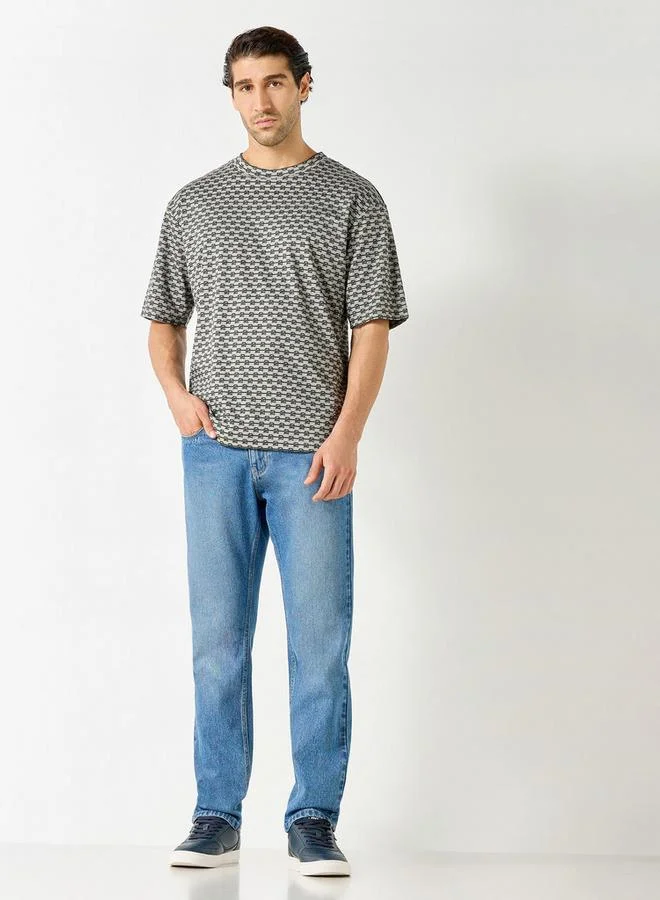 Emperor Emperor Printed T-shirt with Short Sleeves