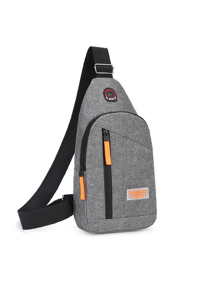Weixer Men's and Women's Anti-Theft Crossbody Canvas Shoulder Bag, Sports Crossbody Anti-Theft Shoulder Bag, Waterproof Chest Bag Motorcycle Bag Crossbody Bag Shoulder Bag Backpack With Adjustable Shoulder Strap 30*6*17cm - Image 1