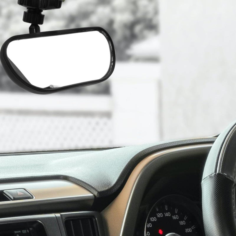 Wide Angle Rear View Mirror For Rear Facing 360 Suction Cup Backseat Travel Driving - Image 5