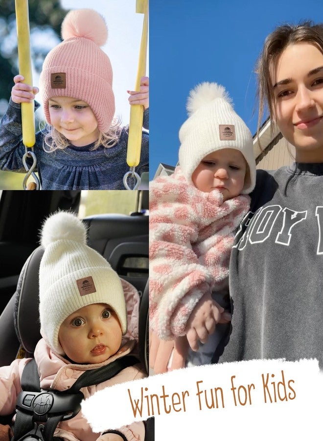 FURTALK Toddler Winter Hat Baby Pom Pom Beanie Boys Girls Kids Knitted Fleece Lined Cap - Image 5