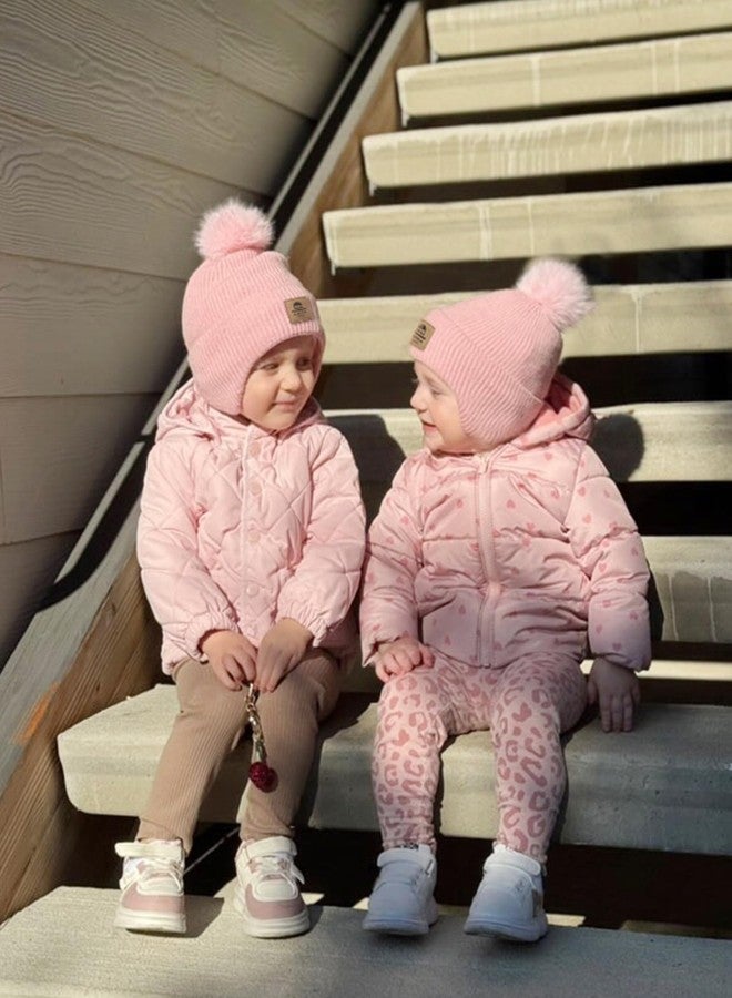 FURTALK Toddler Winter Hat Baby Pom Pom Beanie Boys Girls Kids Knitted Fleece Lined Cap - Image 4